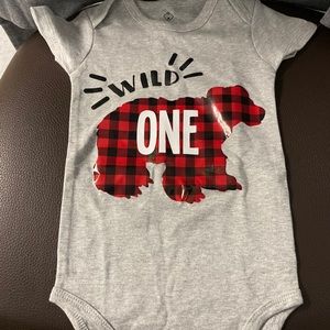 Wild one 1st birthday onesie